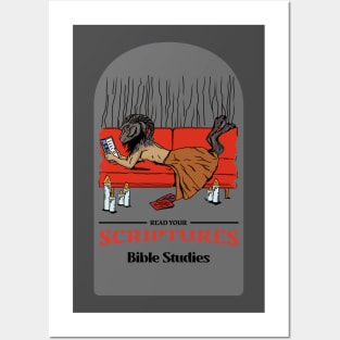 Funny Retro "Read Your Scriptures" Parody Posters and Art